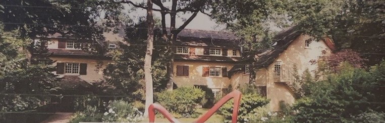 La maison Cazaudehore et son jardin, sur le document du restaurant